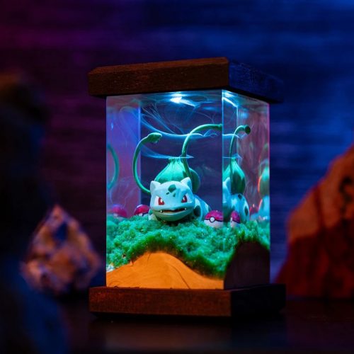 Bulbasaur Resin Lamp Epoxy Night Light