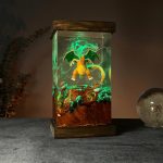 Charizard Pokemon Resin Lamp Handmade