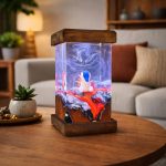 Cyndaquil Resin Lamp Pokemon Epoxy Night Light