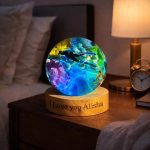 Diver Resin Lamp Cozy Bedroom Nightstand Decor