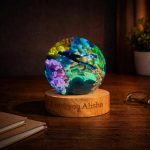 Diver Resin Lamp Dark Ambient Bedside Decor