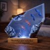 3D Dragon Castle Epoxy Resin Crystal Lamp – Premium Fantasy Night Light