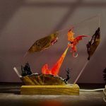 Fire Dragon Resin Night Light Fire vs Ice Dragon Amber Glow Edition