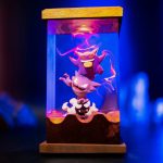 Gengar Pokemon Resin Lamp Handmade
