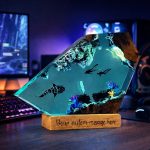 Mariana Trench Polygon Ocean Lamp Gaming Room Night Glow