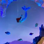 Mermaid Ocean Resin Lamp Close Up Handcrafted Detail