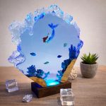 Mermaid Ocean Resin Lamp Natural Light Display