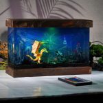 Monster Battle Resin Lamps Green-Gold Multicolor Glow Edition