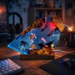 Ocean Resin Lamp Broken Ship Octopus Sea Turtle Gaming Room Night Glow