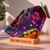 Coral Reef & Penguin Night Light Epoxy Resin Lamp