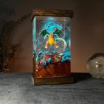 Pokemon Charizard Resin Lamp Epoxy Light