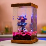 Pokemon Gengar Light Epoxy Lamp Handmade