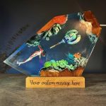 Sea Monster & Submarine Resin Lamp Natural Light Display