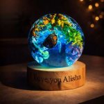 Sea Turtle Resin Lamp Dark Ambient Night Light Decor