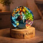 Sea Turtle Resin Lamp Personalized Custom Gift