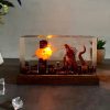 Shin Godzilla Resin Lamp Atomic Breath City Skyline Close-up