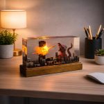 Shin Godzilla Resin Lamp Atomic Breath Cozy Desk Light