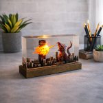 Shin Godzilla Resin Lamp Atomic Breath Edition Natural Light