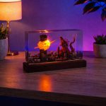 Shin Godzilla Resin Lamp Atomic Breath Warm Amber Glow
