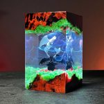 Toothless Dragon Resin Lamp Green Glow Night Fury Edition