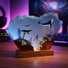 Whales Resin Lamp Gaming Room Night Glow