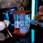 Akaza Lamp Blue Light Resin Epoxy Night Light