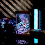Akaza Lamp Dark Background Resin Epoxy Decor