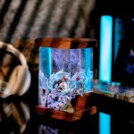 Akaza Lamp Underwater Scene Resin Epoxy Decor