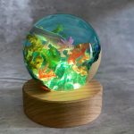 Axolotl Coral Reef Resin Night Light