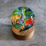 Axolotl Ocean Resin Lamp Coral Glow