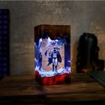 Batman Resin Lamp Blue Light Epoxy Night Light