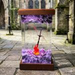 Bonfire Dark Souls Fiery Sword Lamp Epoxy Night Light