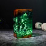Darth Vader Stormtroopers Epoxy Lamp Green Light Front View
