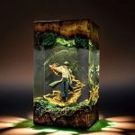 Fullmetal Alchemist Roy Mustang Night Light Green Flame Base