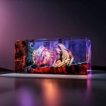 Gojo Satoru Epoxy Night Light Purple Ambient Ocean Wave Glow