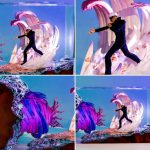 Gojo Satoru Power Resin Lamp Multi Angle Action Pose View