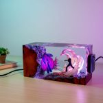 Gojo Satoru Power Resin Lamp Purple Pink Glow Desk Display