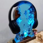 Green Glow Whale Shark Resin Night Light