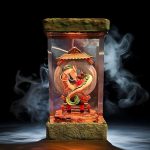 Haku Epoxy Resin Lamp Spirited Away Studio Ghibli Handmade Night Light Warm Glow
