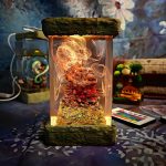 Howls Moving Castle Lamp Studio Ghibli Handmade Epoxy Resin Light Warm Orange