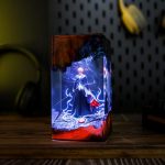 Ichigo Epoxy Lamp Handmade Night Light Wood Base Display