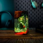 Ichigo Epoxy Resin Lamp Green Glow Anime Night Light