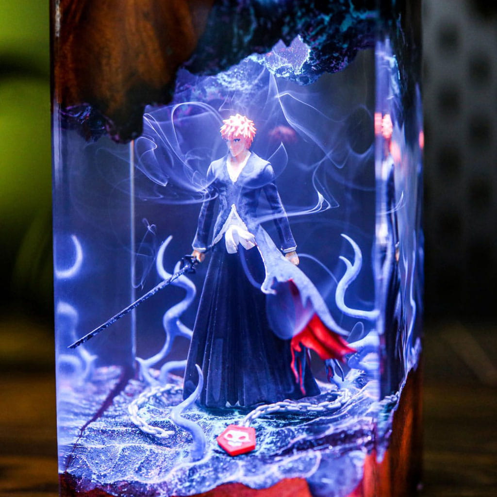 Ichigo Resin Lamp Close Up Bleach Anime Night Light