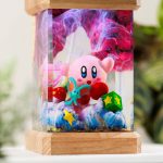 Kirby Resin Lamp Colorful Glow Night Light