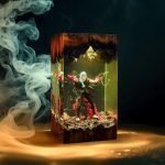 Mahito Resin Lamp Jujutsu Kaisen Smoke Effect Night Light