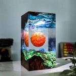 Mera Mera no Mi Lamp One Piece Green Glow Decor