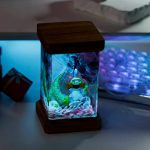Mudkip Pokemon Resin Lamp Blue Glow Epoxy Decor