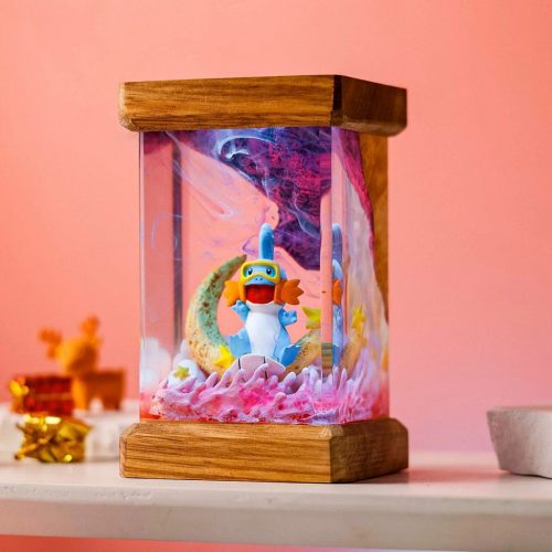 Mudkip Pokemon Resin Lamp Full View Epoxy Night Light
