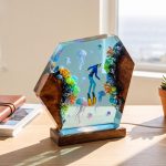Ocean Diver Resin Lamp by Sunny Window