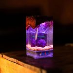 One Piece Devil Fruit Lamp Purple Glow Night Light